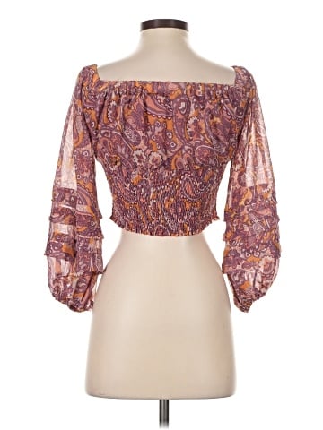 En Creme 3/4 Sleeve Blouse (view 2)