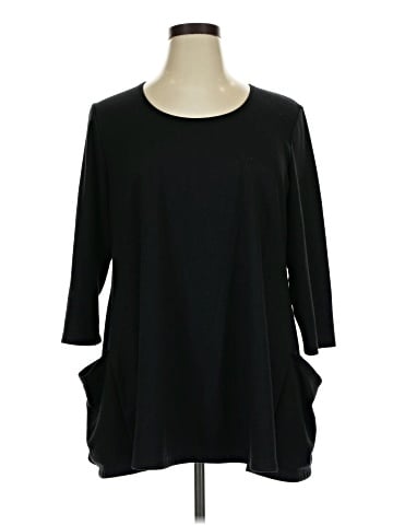 Susan Graver 3/4 Sleeve T-Shirt (view 1)