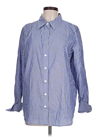 Ann Taylor Long Sleeve Button-Down Shirt (view 1)