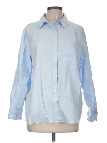 Divided by H&M Long Sleeve Button-Down Shirt (view 1)