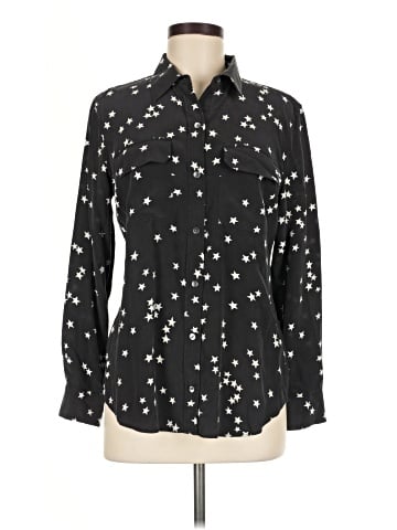 Equipment Long Sleeve Blouse (view 1)