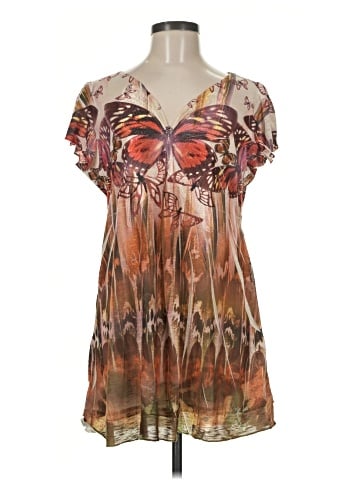 One World Short Sleeve Blouse (view 1)