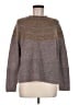 Wrap Chevron-herringbone Gray Pullover Sweater Size 8 - photo 1