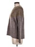 Wrap Chevron-herringbone Gray Pullover Sweater Size 8 - photo 5