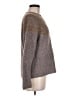 Wrap Chevron-herringbone Gray Pullover Sweater Size 8 - photo 4