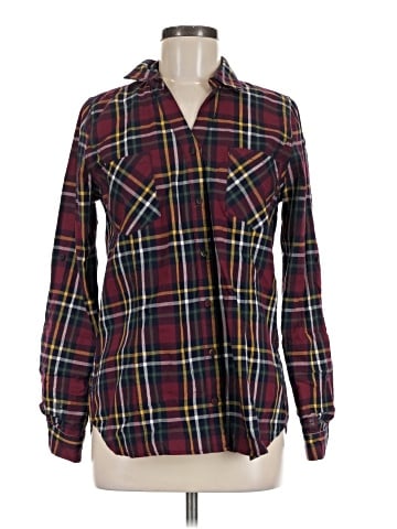 Skies Are Blue Long Sleeve Button-Down Shirt (view 1)