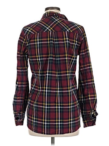 Skies Are Blue Long Sleeve Button-Down Shirt (view 2)