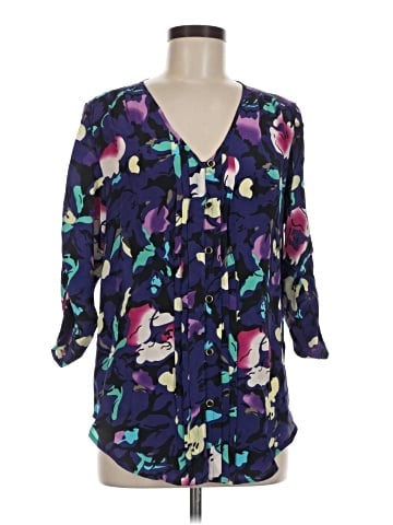 Yumi Kim 3/4 Sleeve Silk Top (view 1)
