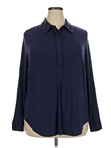 Universal Standard Long Sleeve Blouse (view 1)