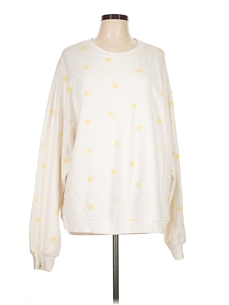Pre-owned Honeydew Sweatshirt In Ivory