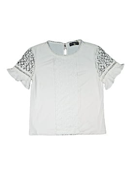 Karl Lagerfeld Paris Short Sleeve Blouse (view 2)