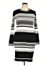 Assorted Brands 100% Polyester Stripes Gray Casual Dress Size 3X - photo 1