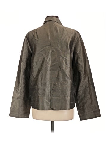 Dana Buchman Long Sleeve Silk Top (view 2)