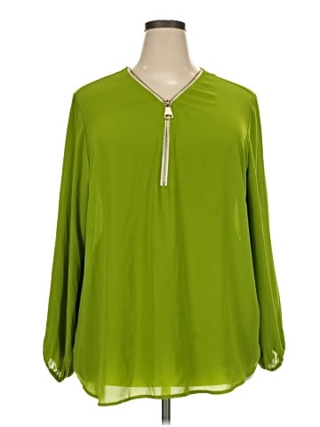 Carmen Carmen Marc Valvo Long Sleeve Blouse (view 1)