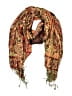 Unbranded Paisley Orange Scarf One size - photo 1