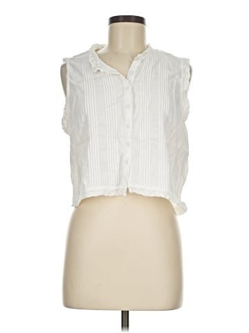 Calypso St. Barth Sleeveless Button-Down Shirt (view 1)
