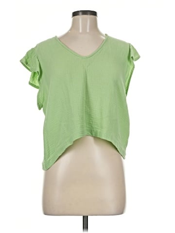 Olivaceous Short Sleeve Top (view 1)