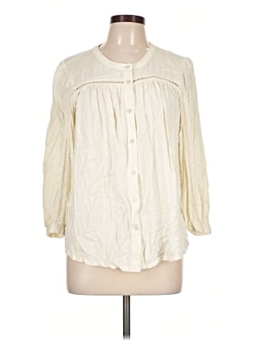a.n.a. A New Approach 3/4 Sleeve Blouse (view 1)