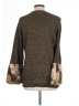 Boston Proper Camo Brown Pullover Sweater Size L - photo 2