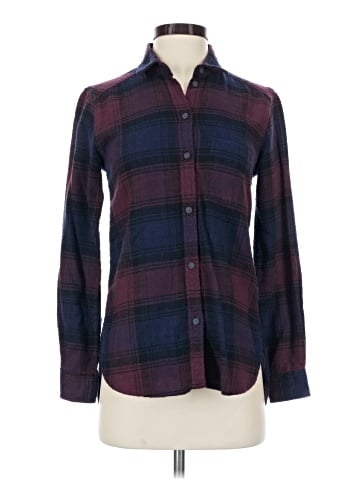 American Eagle Outfitters Long Sleeve Button-Down Shirt (view 1)