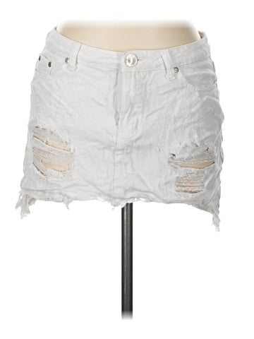 Signature 8 Denim Skirt (view 1)
