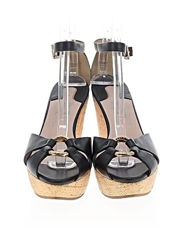 Salvatore Ferragamo leather wedges (view 2)