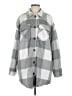 Love Tree 100% Polyester Plaid Gray Coat Size M - photo 1