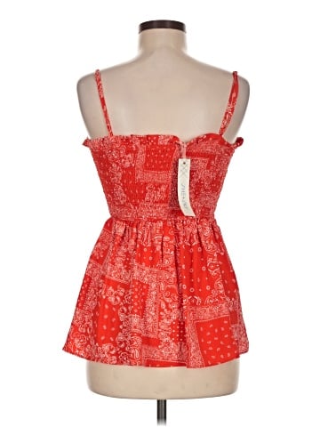 She + Sky Sleeveless Blouse (view 2)