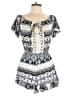 J for Justify Paisley Blue Romper Size L - photo 1