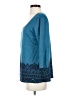 One World Teal Pullover Sweater Size S - photo 5