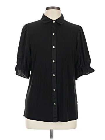 Anne Klein 3/4 Sleeve Button-Down Shirt (view 1)