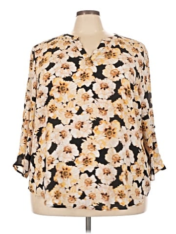Maurices 3/4 Sleeve Blouse (view 1)