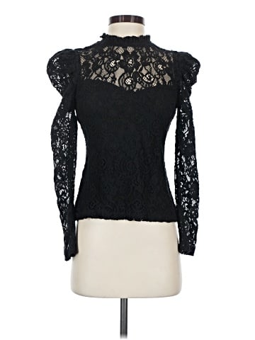 Aqua Long Sleeve Top (view 1)