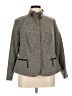Talbots Houndstooth Gray Jacket Size 16 Petite - photo 1