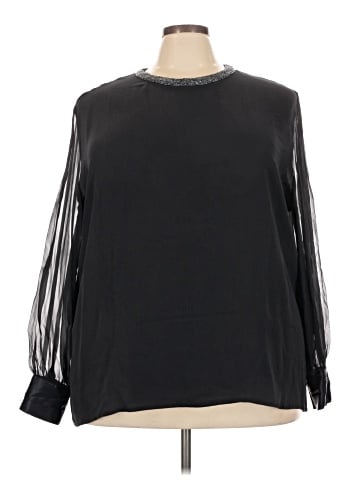 Peter Nygard Long Sleeve Blouse (view 1)