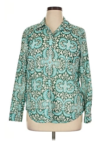 Talbots Long Sleeve Button-Down Shirt (view 1)