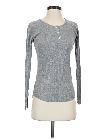 Monrow Long Sleeve Henley (view 1)