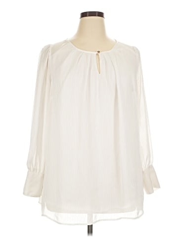 Lane Bryant Long Sleeve Blouse (view 1)