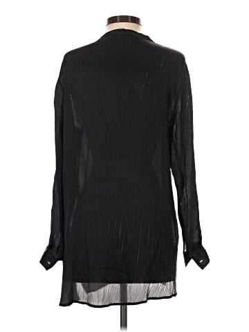 Calypso St. Barth Long Sleeve Silk Top (view 2)
