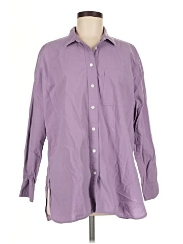 Madewell The Signature Poplin Oversized Shirt (view 1)