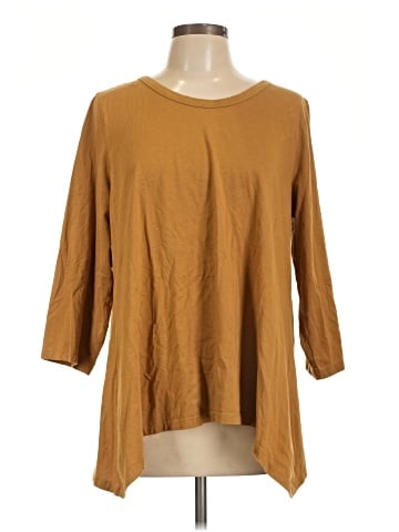 LOGO by Lori Goldstein 3/4 Sleeve T-Shirt (view 1)