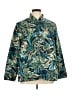 Alfred Dunner 100% Polyester Tropical Teal Jacket Size 16 - photo 1