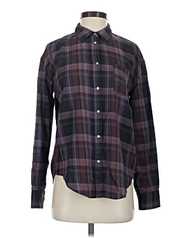Elizabeth and James Long Sleeve Button-Down Shirt (view 1)