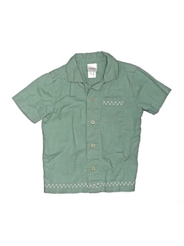 Hanna Andersson Short Sleeve Button-Down Shirt (view 1)
