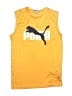 Puma 100% Polyester Yellow Sleeveless T-Shirt Size 10 - 12 - photo 1