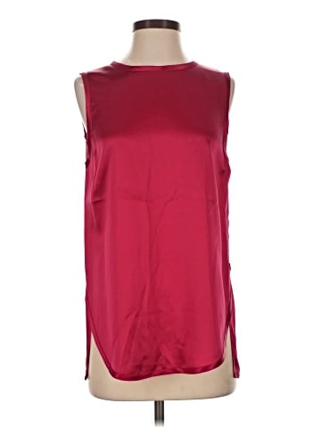 Vince. Sleeveless Silk Top (view 1)