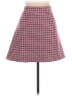 J.Crew Houndstooth Pink Wool Skirt Size 12 - photo 1