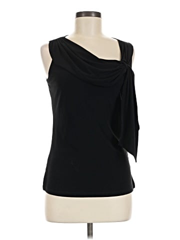 Brittany Black Sleeveless T-Shirt (view 1)