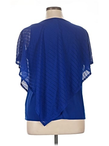 NY Collection Short Sleeve Blouse (view 2)
