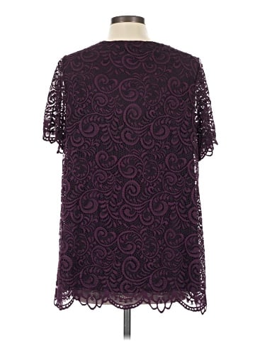 Jessica London Short Sleeve Blouse (view 2)